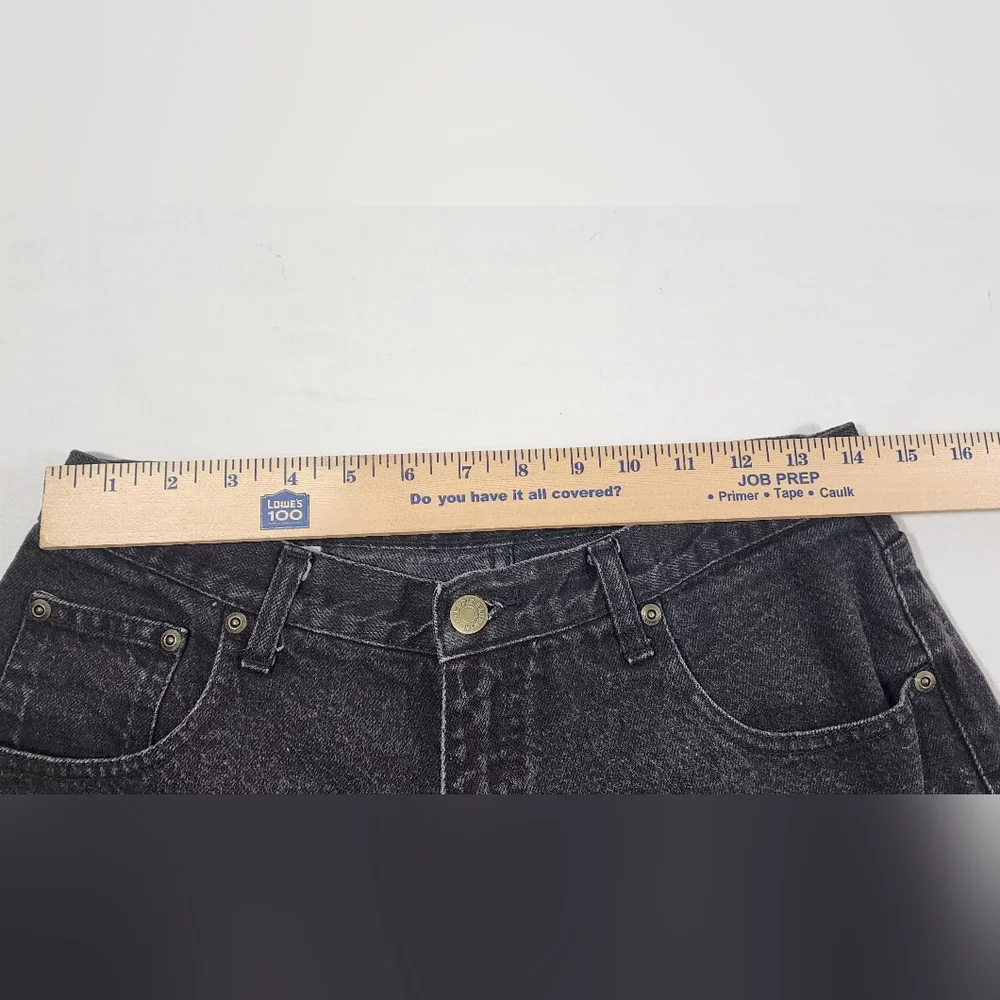 VINTAGE 90s EDDIE BAUER OUTDOORS WOMEN'S JEANS, SIZE 12, BLACK